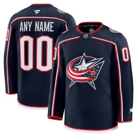 Maillot de Hockey Columbus Blue Jackets Personnaliser Fanatics Premium 2024-25 Navy Domicile - Homme